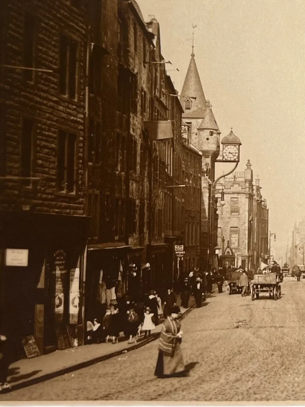 Atq RPPC Postcard Ephemera Early 1900s Picture Judges LTD Edinburgh Canongate